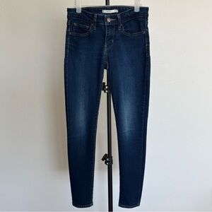 Levi’s 711 Skinny Jeans Size 24 Mid Rise Stretch Medium Wash Denim